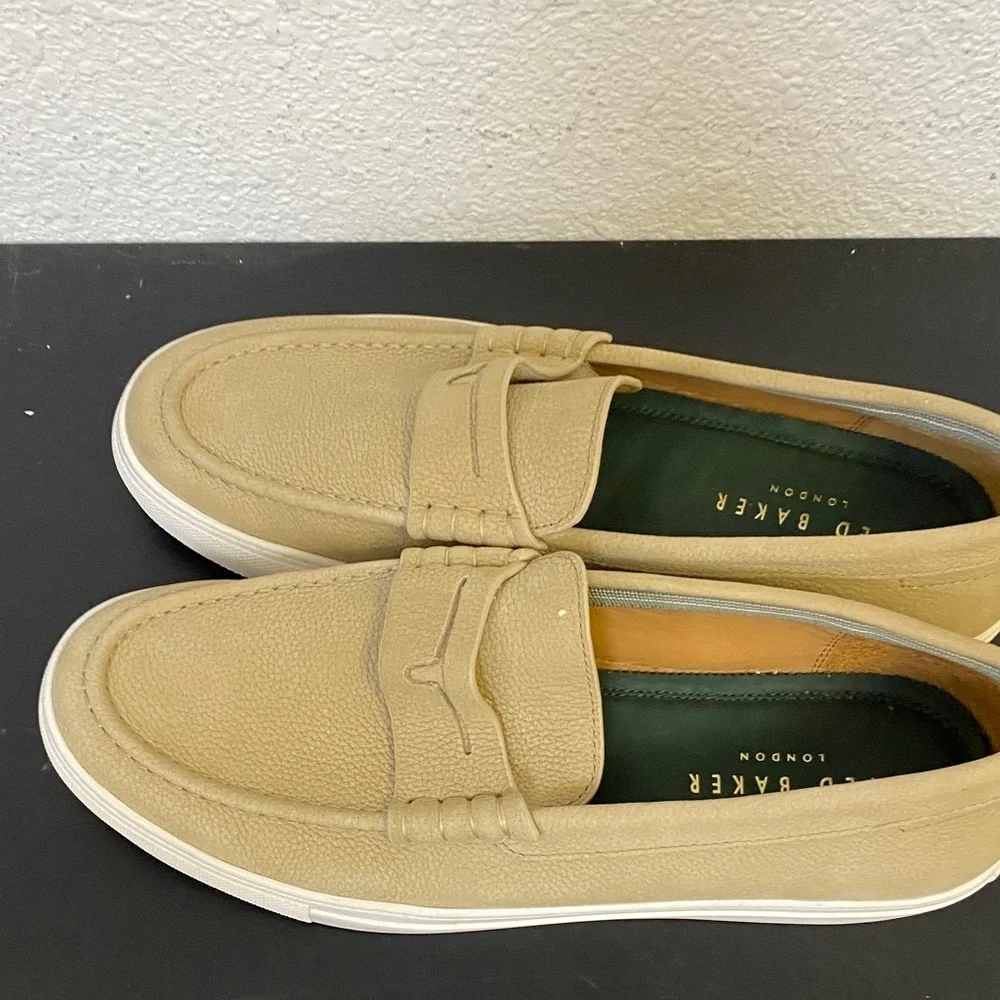 Ted Baker Miicke 6 Nubuck Loafers In Beige 9.5 US